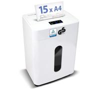 Olympia CC 2515 S trituradora de Papel | Trituradora de Papel | Paper | Trituradora de papel para documentos, CD, DVD y tarjetas de crédito, trituradora de papel P4, corte en partículas, 15 hojas