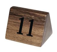 Olympia cl393 de madera números de mesa Signs, nos 11 - 20 (Pack de 10)
