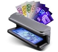 Olympia Detector de billetes UV 586 | Comprobador de billetes para billetes | comprobador de billetes falsos con lámpara UV 9 W | Prueba de billetes y billetes | Detector de billetes | sin