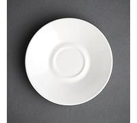 Olympia gk086 café Espresso con platillos, blanco (Pack de 12)