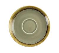 Olympia horno gp479 platillo para taza de café verde musgo, 140 mm (Pack de 6)