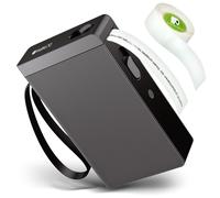 OLYMPIA Impresora de Etiquetas P22 Negra | Etiquetadora para Suministros de Oficina en casa y Oficina | Impresora térmica Bluetooth para Cocina, Oficina y Hobby | Impresora de Etiquetas para Papel