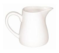 Olympia jarra de leche o crema de porcelana (U819, blanco (Pack de 6)