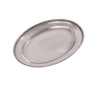 Olympia K360 servir plano, oval, 8 ", plata