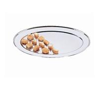 Olympia K362 Serving soporte de, oval, 10 ", plata