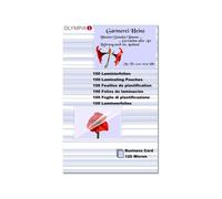 Olympia Laminating Pouches Business Cards 125 Micron Glossy Pack of 100 9179