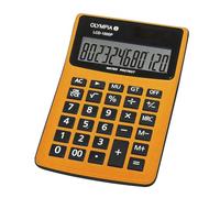 Olympia LCD 1000P Calculadora de mesa, color naranja
