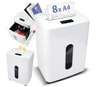 Olympia MC 2508 S Trituradora de papel y trituradora de papel para documentos, trituradora de papel P5 microcorte, 8 hojas, volumen de recogida de 25 l, trituradora silenciosa, trituradora de papel