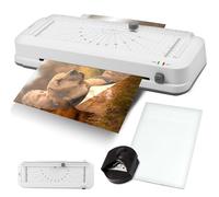 Olympia - Plastificadora A4 formato 230 max. DIN A4 (230 mm), fría y caliente, incluyendo 6 bolsillos (3 x DIN A5 y DIN A 3 x 6), negro