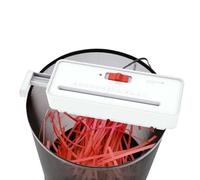 Olympia Trituradora de papel PS 16 Pro – Compacta para el hogar blanca, trituradora de cinta