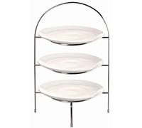 Soporte para platos para el té de la tarde, para platos de hasta 210 mm, soporte de 380 mm de altura
