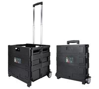 Olympia Tools 85-010 Grand Pack-N-Roll - Portaherramientas portátil con mango telescópico, capacidad de carga de 80 libras, color negro