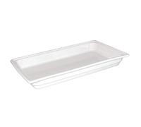 Olympia U807 Gastronorm de porcelana, 1/1, tamaño completo, blanco