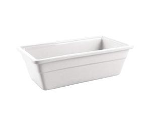 Olympia U811 Gastronorm de porcelana, 1/3, un tercio Tamaño, color blanco