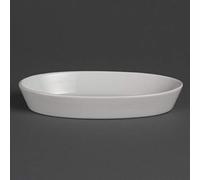 Olympia W418 Sole ovalada de porcelana, blanco (Pack de 6)