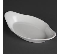 Olympia W427 ovalado de porcelana, diseño de gallo, color blanco (Pack de 6)