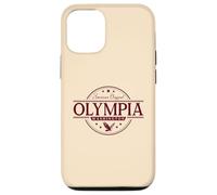 Olympia Washington - Etiqueta Olympia WA Carcasa para iPhone 12/12 Pro