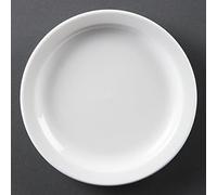 Olympia White Ware - Platos de servicio (150 mm, porcelana, 12 unidades)