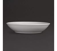Olympia Whiteware - Platos de servicio (6 unidades, 200 mm, porcelana)