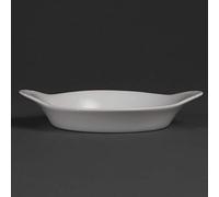 Olympia Whiteware - Platos redondos para servir (porcelana, 192 x 151 mm)