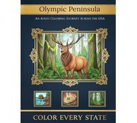 Olympic Peninsula National Park: Adult Coloring Book: A Washington Coloring Book