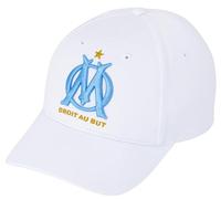 Olympique de Marsella - Gorra oficial (talla ajustable), blanco, Talla única
