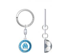 Olympique de Marsella Llavero Demi balón, Metal, 18 x 8,4 x 1,5 cm