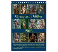 Olympische Götter (Tischkalender 2026 DIN A5 hoch), CALVENDO Monatskalender: Griechische Mythologie als Graphic Novel