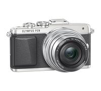 Olympus E-PL7 1442EZ Pancake - Cámara Evil de 16.1 MP (Pantalla 3", estabilizador, vídeo Full HD, WiFi), Color Plateado - Kit Cuerpo cámara con Objetivo 14-42 mm electrónico motorizado
