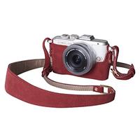 Olympus E0410320 - Funda y Correa Burgundy Temptations para cámaras E-PL7 y E-PL8, Color Rojo