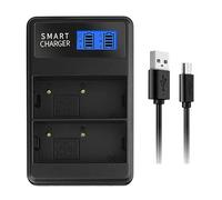 Olympus EM1 Markii EM1-2 EM1 marca 2 batería para cámara LCD compacta BLH1 LCD de doble ranura base de carga USB