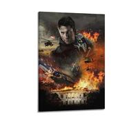 Olympus Has Fallen - Póster decorativo de la película Olympus Has Fallen, lienzo para pared e impresión artística moderna para decoración de dormitorio familiar, 16 x 24 pulgadas (40 x 60 cm)