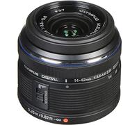 Olympus M.Zuiko Digital 14-42mm F3.5-5.6 II R Lens, for Micro Four Thirds Cameras (Black)