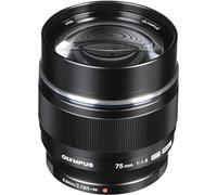 Olympus M.Zuiko Digital ED 75 mm F1.8 Lente para cámaras Micro Cuatro Tercios (Negro) (V311040BU000)