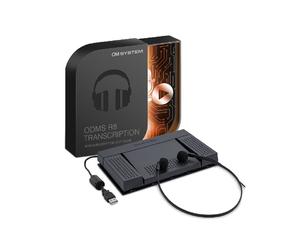 Olympus Olympus AS2700- Kit de transcripción Kit de transcripción profesional con software ODMS R8, pedal y auriculares, ideal para transcribir archivos DSS,