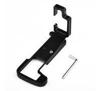 Olympus OM-D E-M1 Mark II - Agarre de cámara con soporte en L de liberación rápida, aluminio mecanizado CNC con interfaz estándar Arca-Swiss de 39 mm, negro 143 x 77 mm