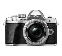 Olympus OM-D E-M10 Mark III Kit, Micro Four Thirds System Camera (16 MP, 5-Axis Image Stabilisation, Electronic Viewfinder) + M.Zuiko 14-42mm EZ Zoom Lens + M.Zuiko 40-150mm Tele Zoom, Silver/Black