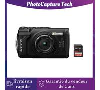 Olympus OM System Tough TG-7 compacta de 12 MP en color negro + SanDisk Extreme PRO UHS-I de 128 GB nuevo