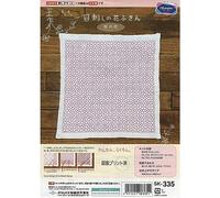 Olympus Thread Hitomezashi Sashiko Hana Fukin Cherry Blossom - Kit de punto de cruz, diseño estampado, multicolor