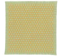 olympus Thread Hitomezashi Sashiko Hana Fukin Kaku-Kikkou-Tsunagi - Kit de punto de cruz, diseño estampado