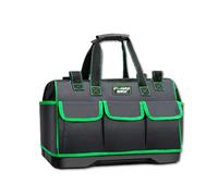 OLYSPM Bolsa Herramientas,36 * 24 * 28 cm Bolsa de Herramientas con 16 Bolsillos Pequeños y una Bolsa Principal,Bolsa para Herramientas con Correa de Hombro Ajustable para Personal de Mantenimiento