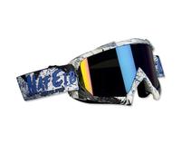 OLYSPM Gafas Motocross,Gafas MTB con Lentes de PC y Montura de TPU,Gafas Moto Anti-Empañamiento y Protección UV para Motocicleta,Carreras,Off-Road,UTV,BMX
