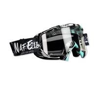 OLYSPM Gafas Motocross,Gafas MTB con Lentes de PC y Montura de TPU,Gafas Moto Anti-Empañamiento y Protección UV para Motocicleta,Carreras,Off-Road,UTV,BMX