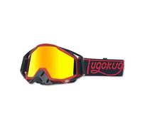 OLYSPM Gafas Motocross,Gafas MTB con Protección UV y Guarda Nariz Contra Viento y Polvo,Ajuste Universal para Todo Tipo de Cascos