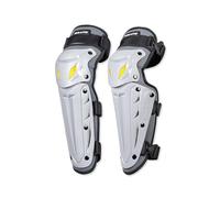 OLYSPM Rodilleras Moto,Rodilleras MTB,Rodilleras Motocross con Carcasa de PP de Alta Resistencia y Acolchado de EVA de Alta Densidad,3 Bandas Elásticas Altas para una Sujeción más Segura