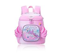 OLYSPM Zainetto Bambina Zaino Bambina Zainetto Bambino con Ali 3D e Guinzaglio Staccabile,Zaino Bambino Unicorno Carino con Regolabile,Durevole,Il Miglior Regalo per Bambini