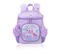 OLYSPM Zainetto Bambina Zaino Bambina Zainetto Bambino con Ali 3D e Guinzaglio Staccabile,Zaino Bambino Unicorno Carino con Regolabile,Durevole,Il Miglior Regalo per Bambini
