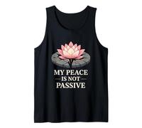 Om and Only Peace Seeker Yoga Vida Consciente Espiritual Camiseta sin Mangas