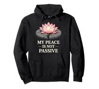 Om and Only Peace Seeker Yoga Vida Consciente Espiritual Sudadera con Capucha