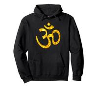 Om Buddhism Symbol Spiritual Buddhist Vitral Art Sudadera con Capucha